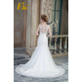 ED Bridal New Product Sexy Sleeveless Lace Appliqued Customized Mermaid Wedding Dress 2017 With Fishtail